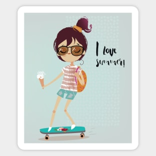 I love summer! Sticker